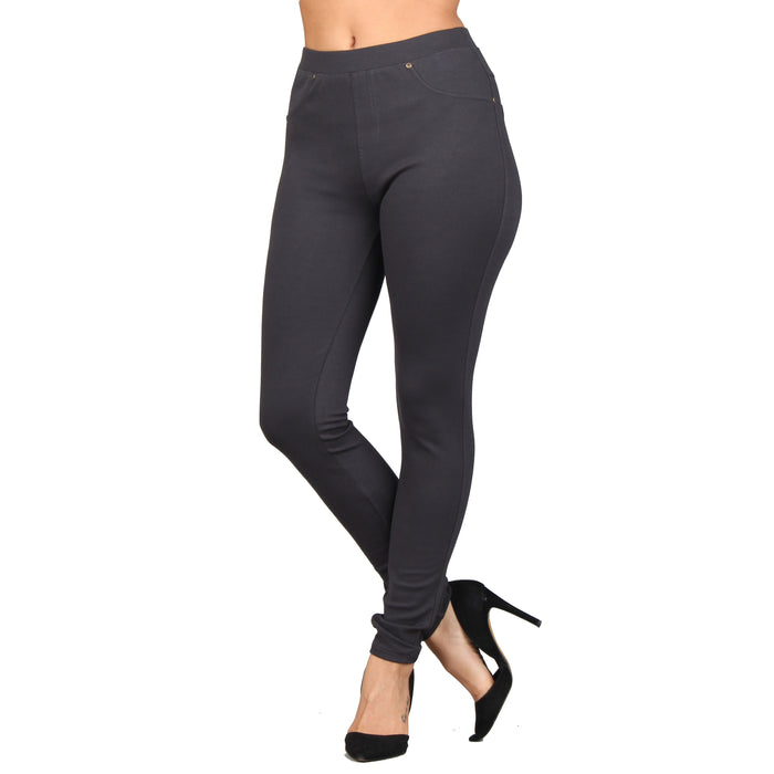 Plus Size Ponte Jeggings
