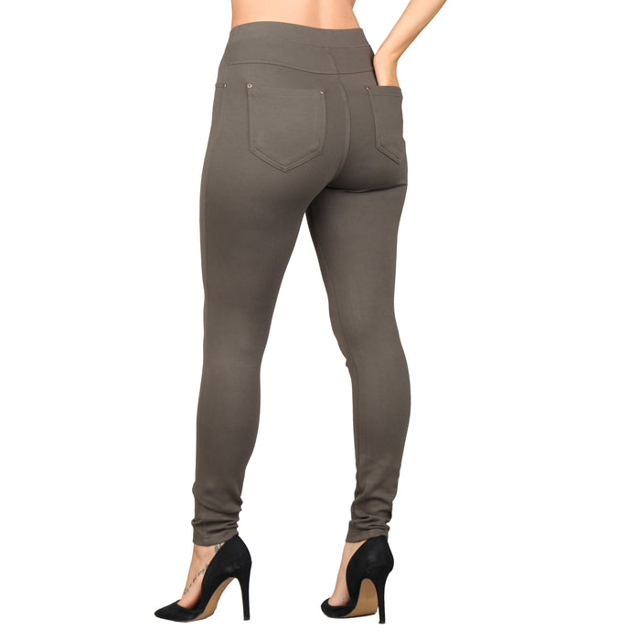 Plus Size Ponte Jeggings