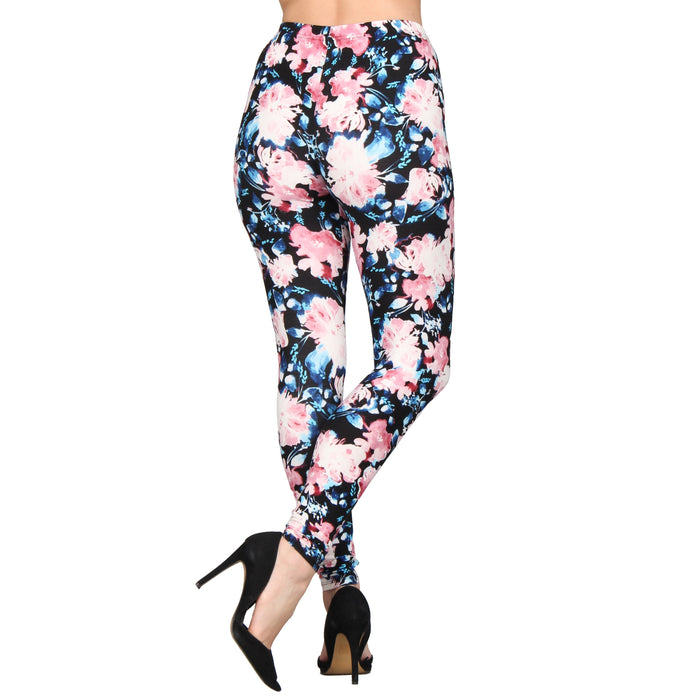 Plus Size Printed Super Soft Leggings