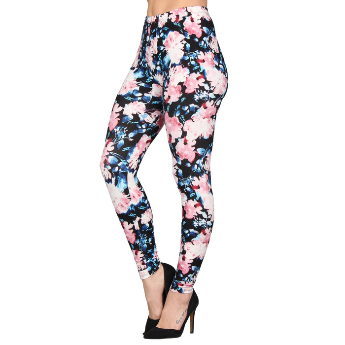 Plus Size Printed Super Soft Leggings