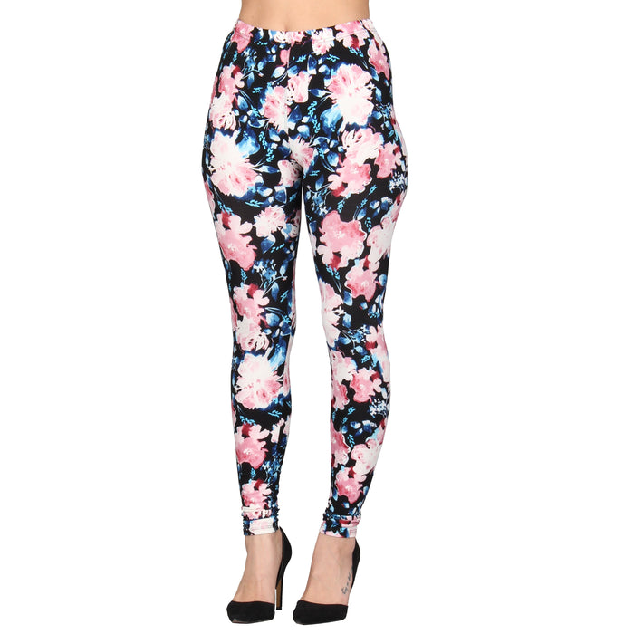 Plus Size Printed Super Soft Leggings