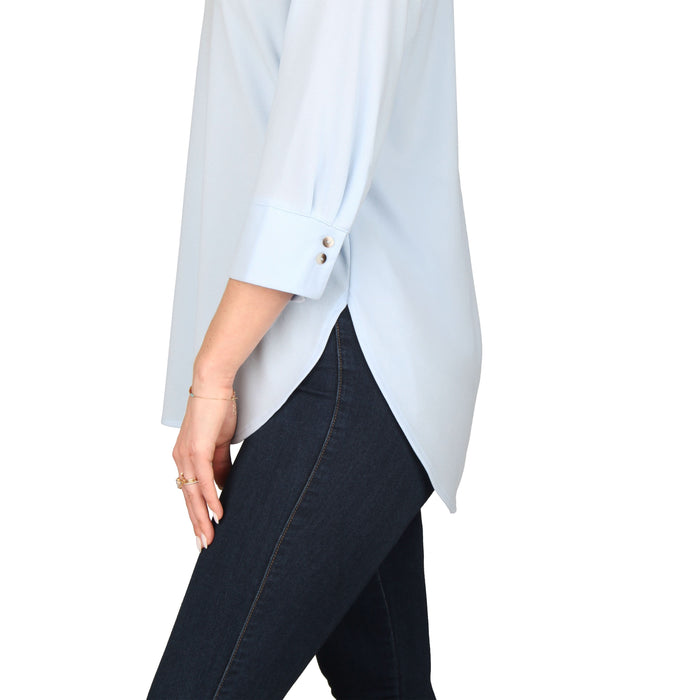 Plus Size Shirttail Hem Tunic