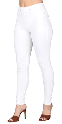 Solid Denim Jeggings