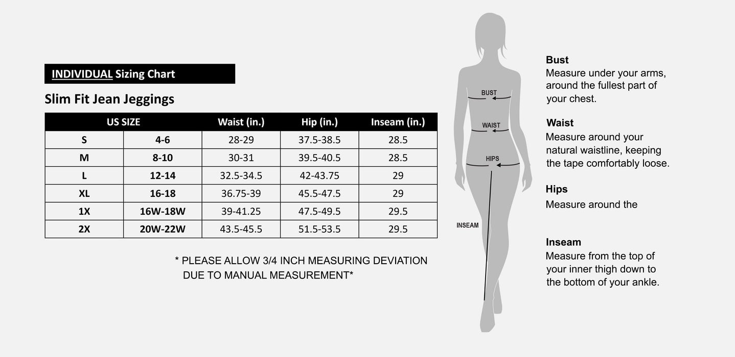 Slim Fit Jean Jeggings