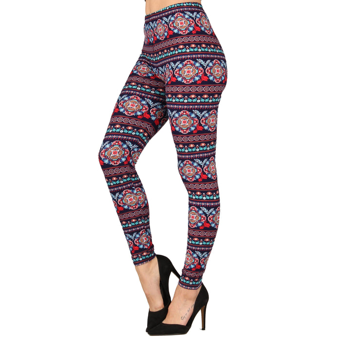 Multicolor Cotton Ladies Printed Legging, Size: Free Size at Rs