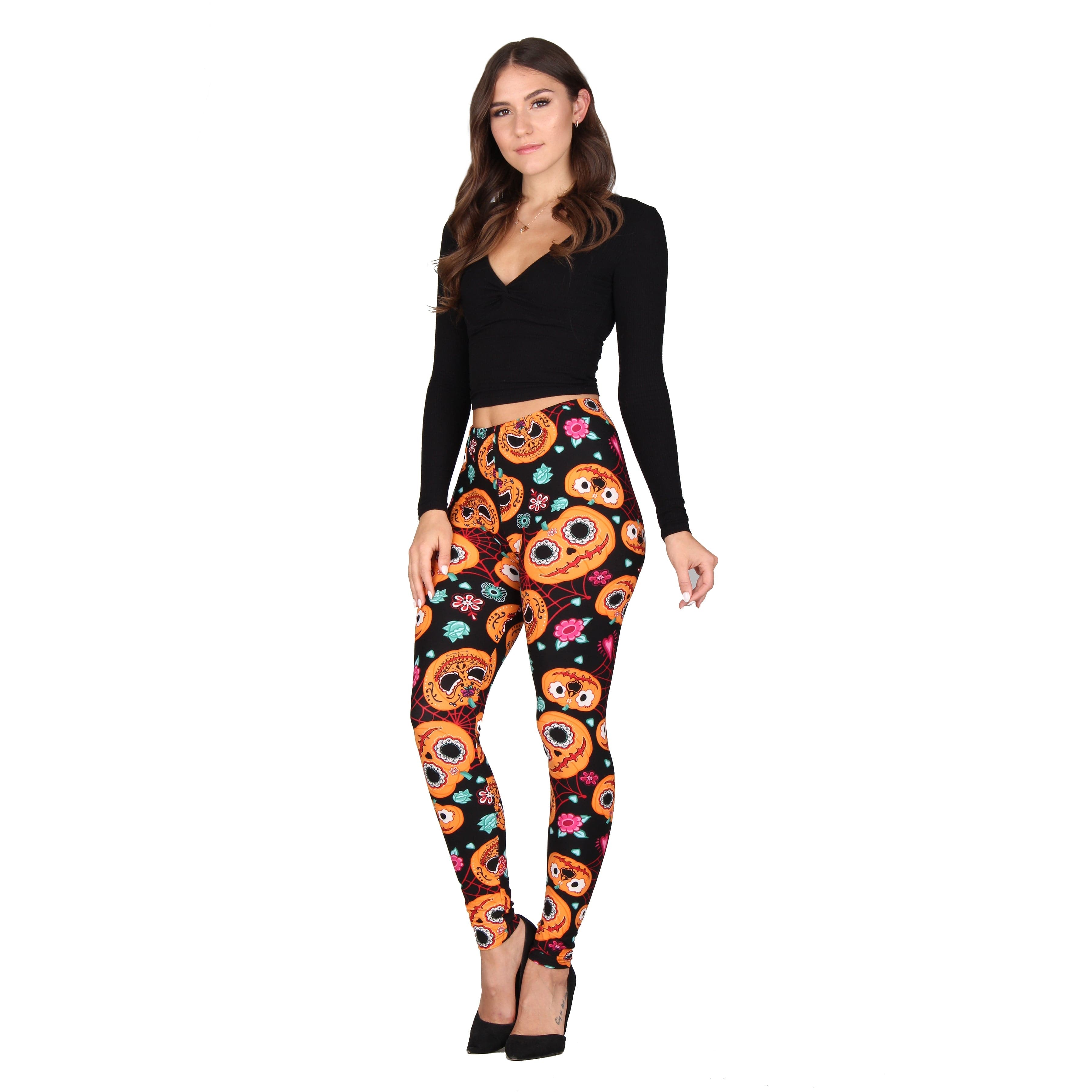 Plus size halloween leggings hotsell