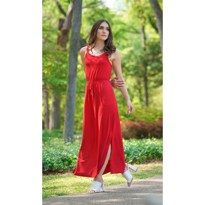 Tie Waist Maxi Dress Lildy.com Tie Waist Maxi Dress Lildy.com