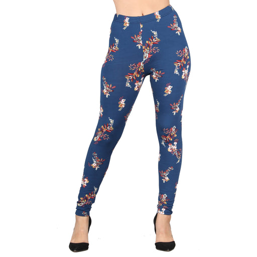 Lildy Leggings, Floral Print, Women's Fashion, Bottoms, Other Bottoms on  Carousell
