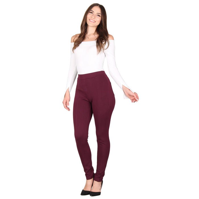 Plain Casual Wear Mid Waist Legging, Size: Small, Medium, XL at Rs