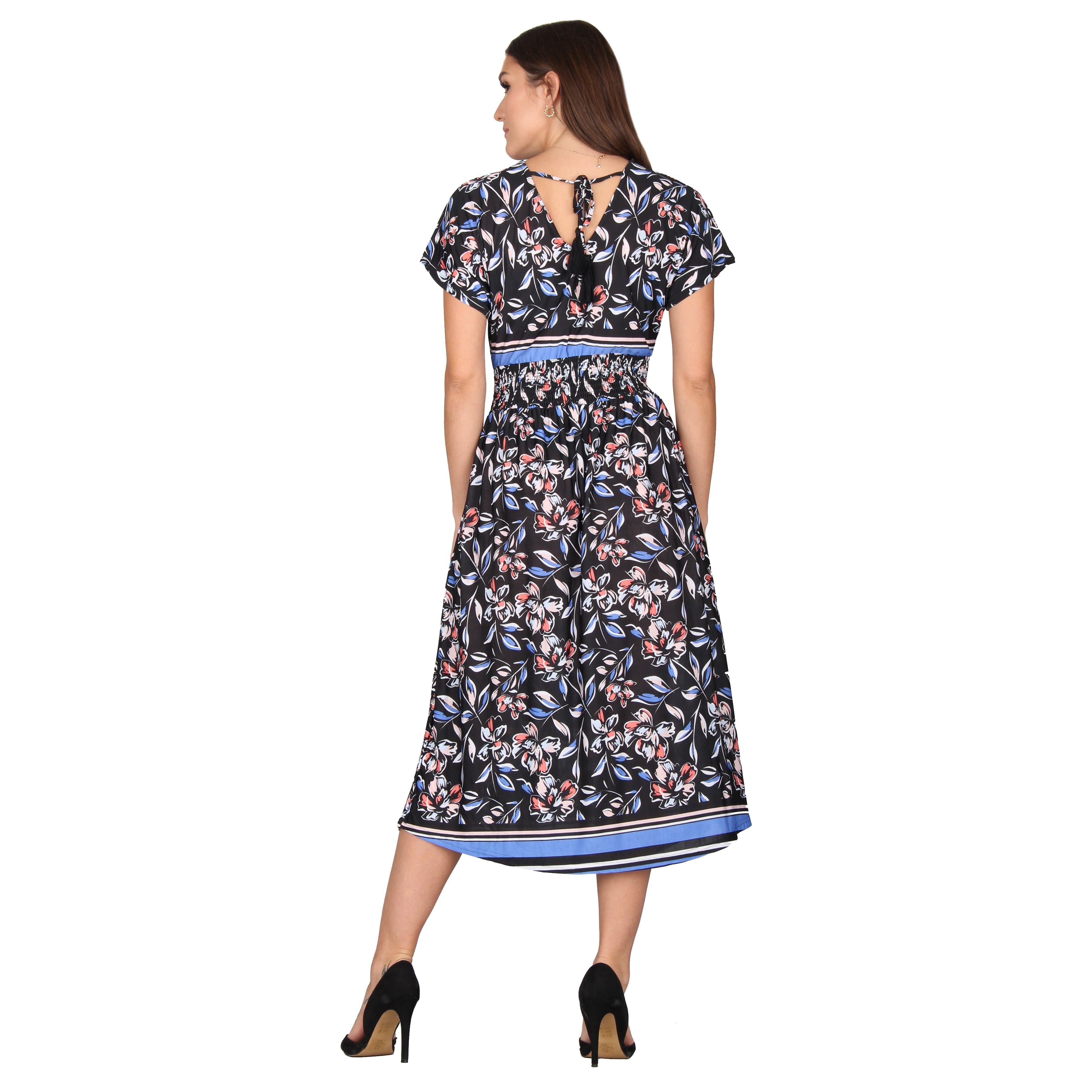 Tassel Tie Back Maxi Dress — Lildy.com