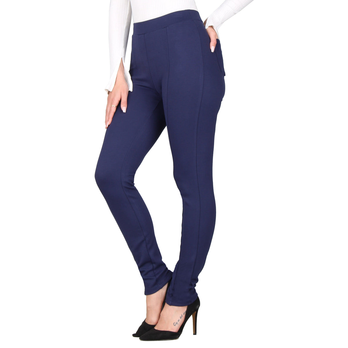 Wrinkle-Free Stretch Dress Pants Plus Size for Women Pull-on Pant Ease into  Comfort Office Pant 3XL at  Women's Clothing store