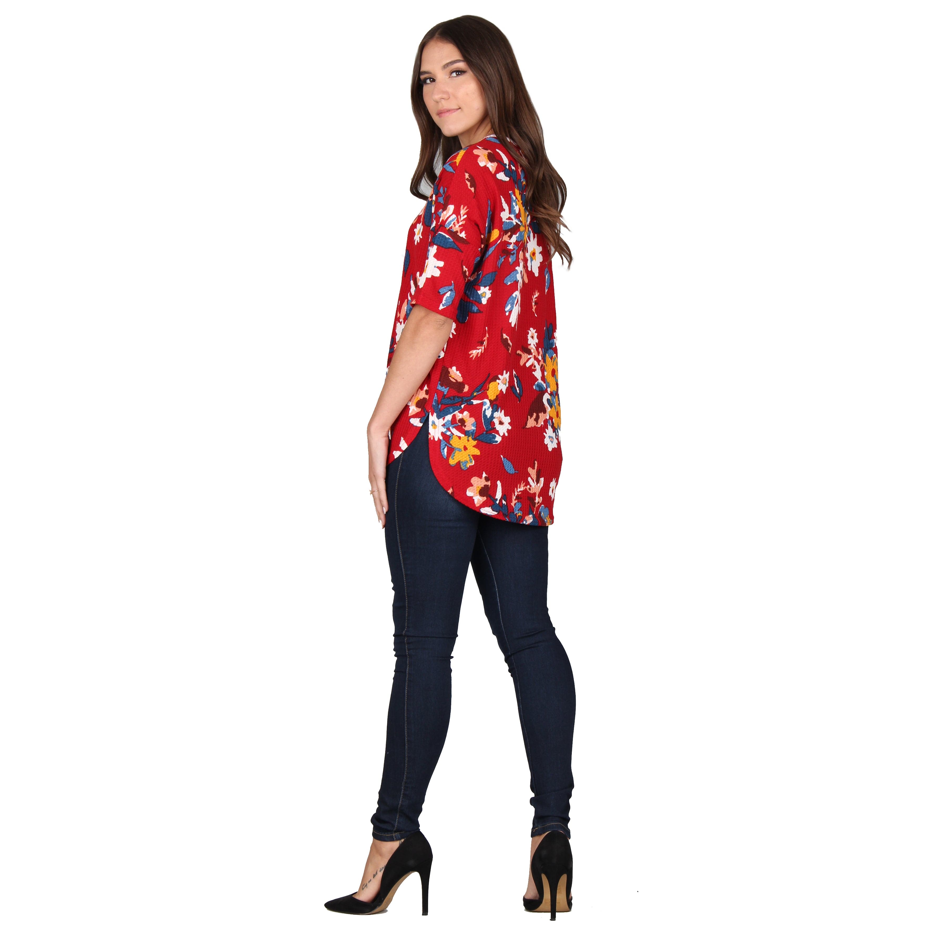 Solid Waffle Knit Tunic — Lildy.com
