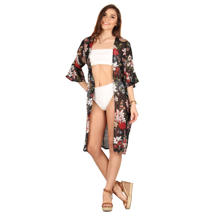 Tie Front Kimono