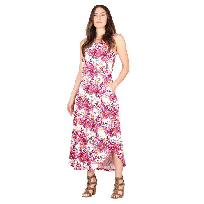 Plus Size Printed Shirt Tail Dress