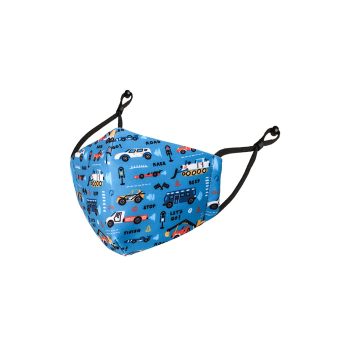 Reusable Kids Fabric Face Masks With Adjustable Nose Clip, Washable