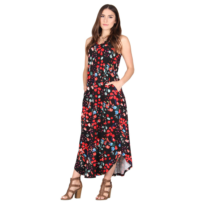 Plus Size Printed Shirt Tail Dress