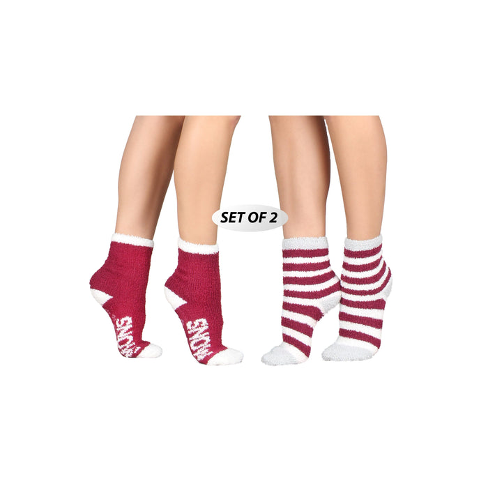 Anti Slip Fuzzy Socks (2 Pack)