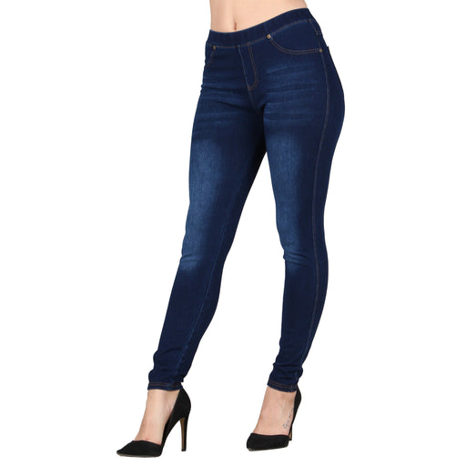 Ladies Skinny Jeggings Colored Stretchy Jeans Plus Sizes