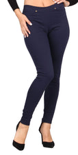 cord solid jeggings (2699)