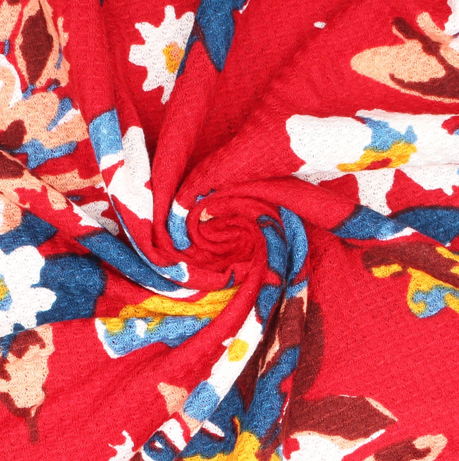 ¾ Sleeve Printed Waffle Knit Tunic — Lildy.com