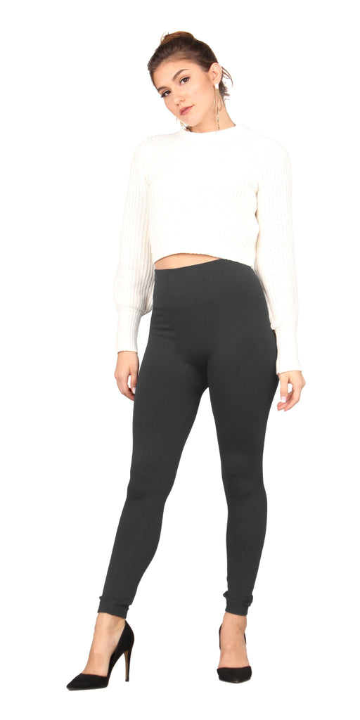 Buy Lildy Solid Ribbed Leggings with Pockets Online at desertcartParaguay