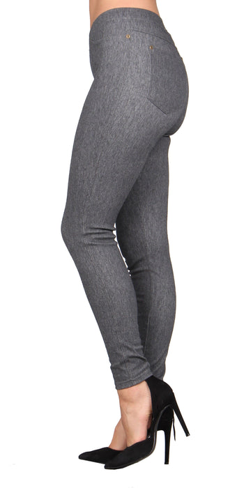 High Stretch Denim Leggings Women Spring Pants Plus Size Jeans Leggings  Casual Elastic Pencil Pants Women's Clothing Trousers (Color : NZMKD Royal