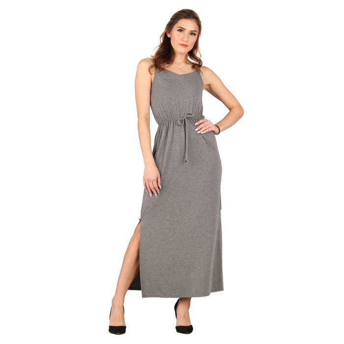 Tie Waist Maxi Dress Lildy.com Tie Waist Maxi Dress Lildy.com