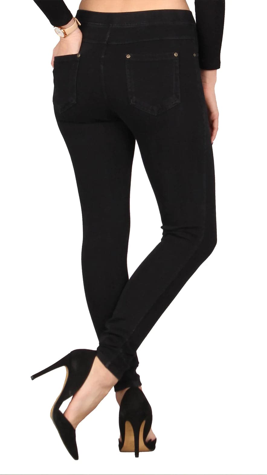 Dunnes Stores | Black High Rise Skinny Jeans