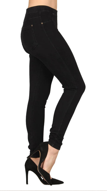 Plus Size Jean Jeggings Lildy