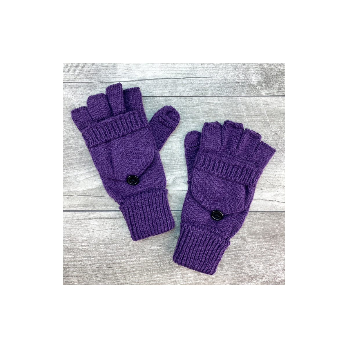 Flip Top Gloves Purple