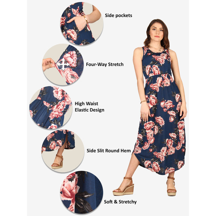 Plus Size Printed Shirt Tail Dress