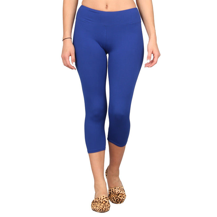 KT Buttery Soft Capri Leggings for Women - High Waisted Capri Pants with  Pockets - Reg & Plus Size - 10+ Colors