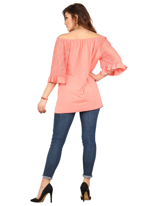Solid Lace Tunic