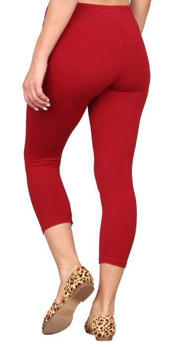 Solid Capri Super Soft Leggings