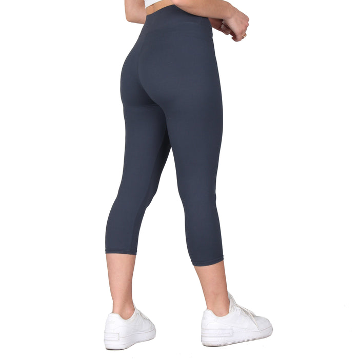 Solid Capri Super Soft Leggings