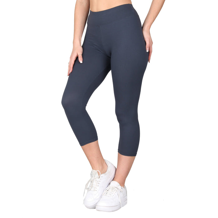 Solid Capri Super Soft Leggings