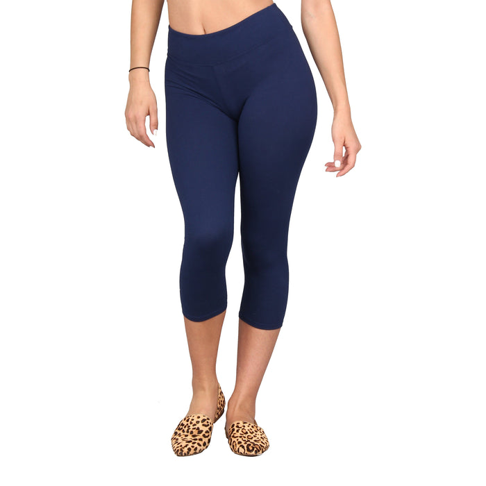 Solid Capri Super Soft Leggings