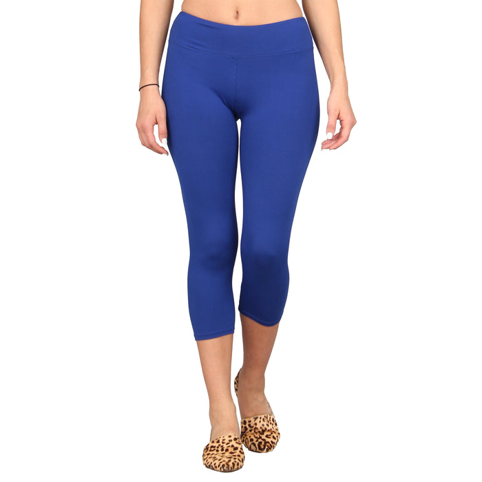 Solid Capri Super Soft Leggings