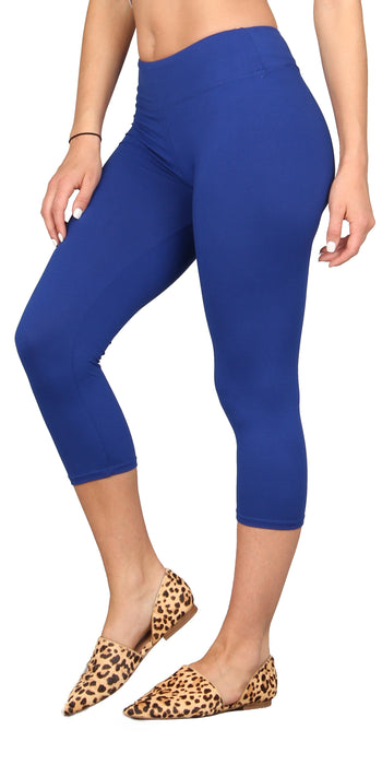 Solid Capri Super Soft Leggings