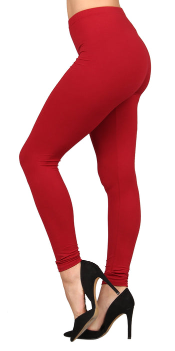 Solid Super Soft Leggings Plus