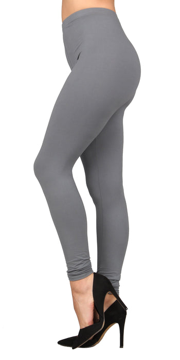 Solid Super Soft Leggings Plus