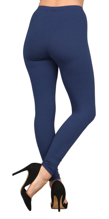 Solid Super Soft Leggings Plus