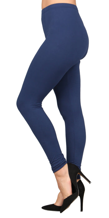 Solid Super Soft Leggings Plus