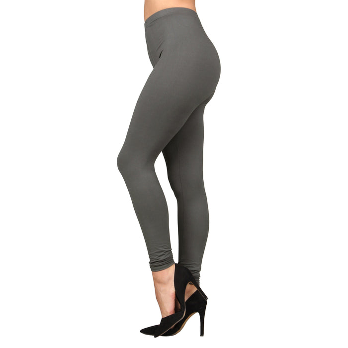 Solid Super Soft Leggings Plus