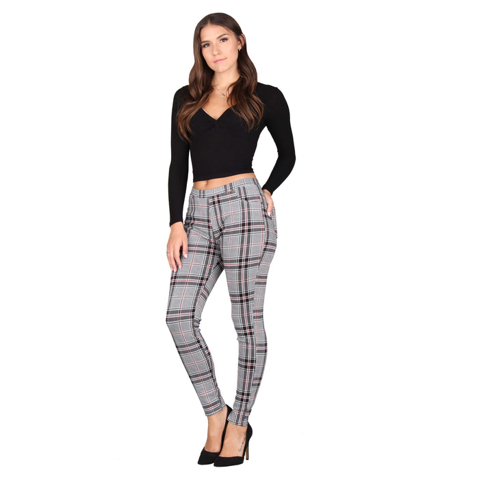 Plus Size Printed Denim Jeggings